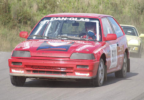 Michael Rolighed scorede et flot DM-guld ved sin rookie-sæson i Rally Cross.